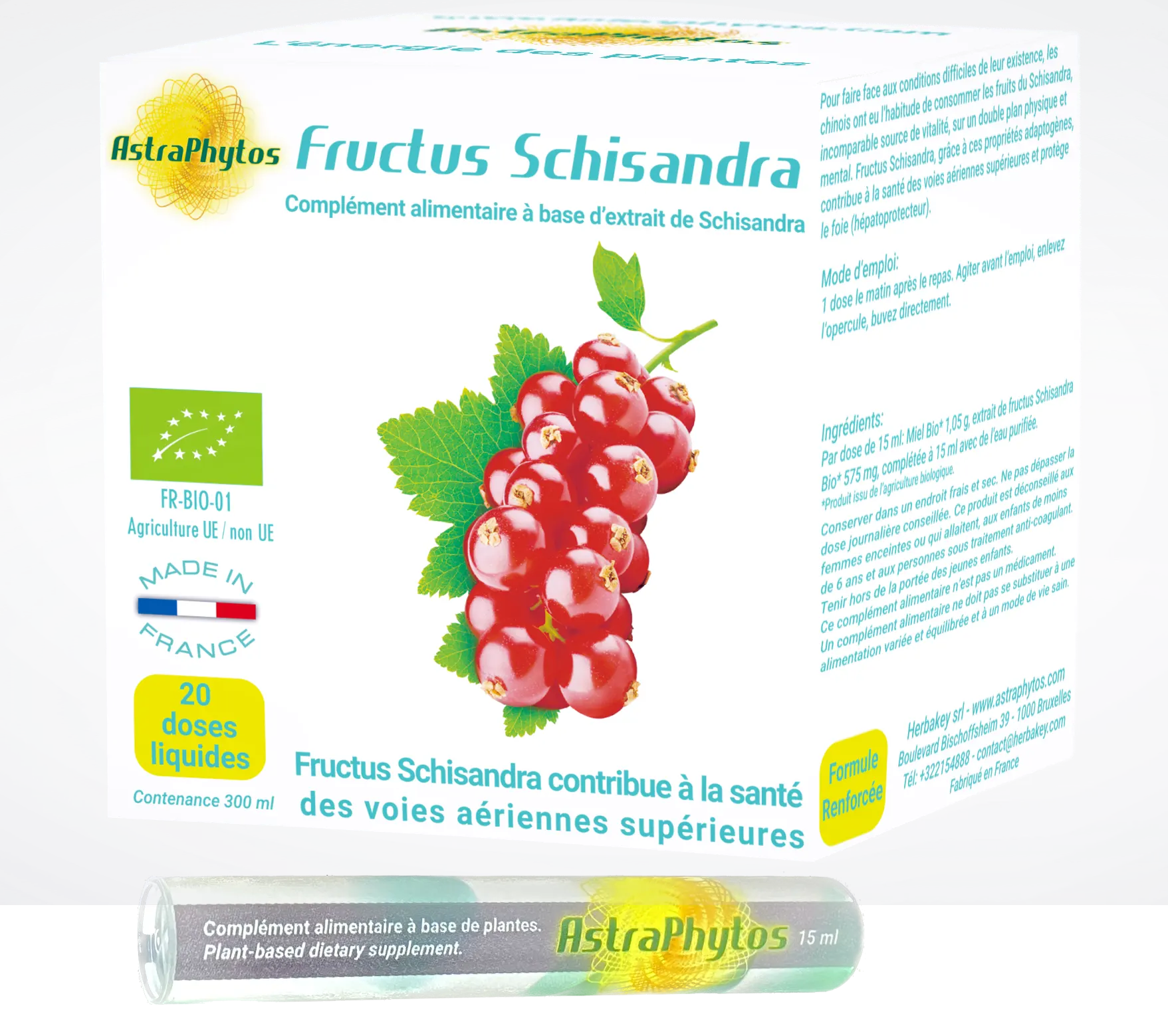 Boite Fructus Schisandra 20 avec dose