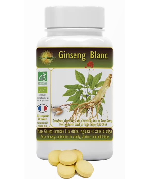 Ginseng Blanc Bio Comprimés